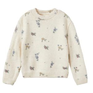 Zara Soft Touch Floral Sweater